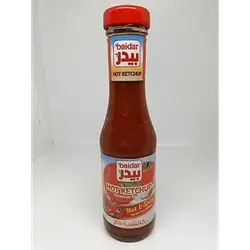 Bader Hot Ketchup Glass 340 g