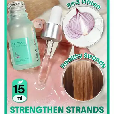 SHEGLAM HAIR Red Onion Hair And Scalp Oil -15ml/0.5Fl Oz
