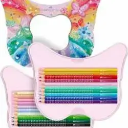 Faber Castell Sparkle Colour Pencils Set of 20 in Metal Case