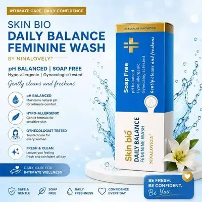 Skin Bio Daily Balance Feminine Wash.