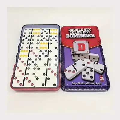Double Six Color Dot Dominoes