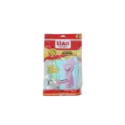 Liao Household Gloves Feeling Protected Large Blue 1 Pair