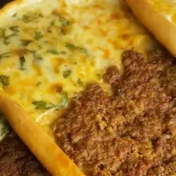 Thyme & Cheese & Meat Manaqish