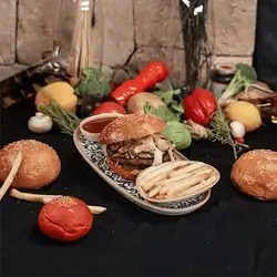 Swiss Mushroom Burger