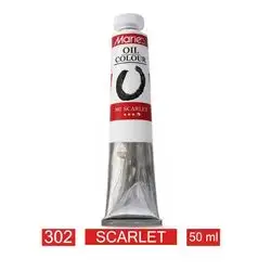 (302) (SCARLET) OIL COLOR-Maries 50ML