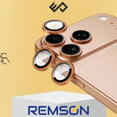 Remson 9H HD Camera Lens Protector for iPhone 17 Pro / 17 Pro Max – Orange