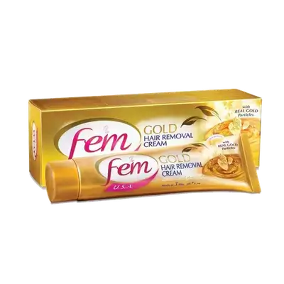 Fem USA Hair Removal Cream Infused with Gold