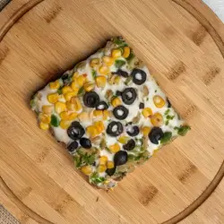 A Slice Of Vegetable Pizza - 1 Pc
