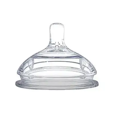 Mamilla Extra Wide Neck Double Anti-Colic Breast-Like Silicone Nipple (1Pcs) (+0)