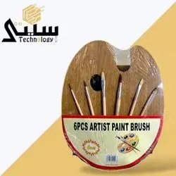artist paint and brush 6 pcs