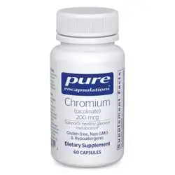 Chromium 500 mcg by pure– supports health glucose metabolism 60 cap