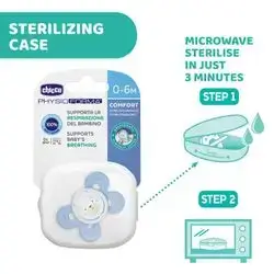 chicco PhysioForma Comfort 0-6m soother Blue