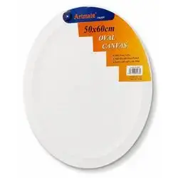 CANVAS OVAL 60*50 CM ,380 g.