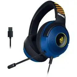 Razer Kraken V3 X Wired USB Gaming Headset: 285g Lightweight Build - Triforce 40mm Drivers - HyperClear Cardioid Mic - 7.1 Surround Sound - Chroma RGB Lighting - Fortnite Edition