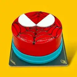 Spinder Man Birthday Cake - 7 People