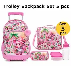 Trolley Bag School Set 5pcs