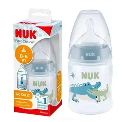 Nuk Baby Bottle First Choice Temperature Control 0-6 Months 150 Ml