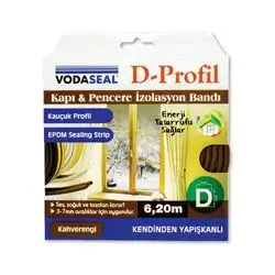 D-Door And Window Insulation Tape Brown 6,20M