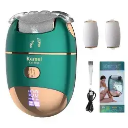 Kemei Professional Foot Grinder Electric Foot File Care Tools Callus Remover Machine Pedicure Device Foot Feet For Cracked