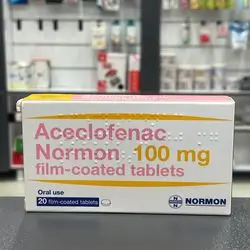 aceclofenac normon 100mg 20 tablets