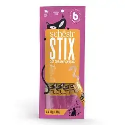 Schesir Stix Cat creamy snack with chicken  6x15g