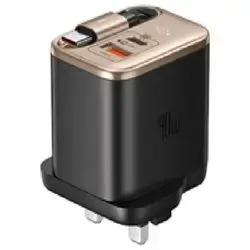 Mcdodo CH-4271 - Fast Charger With Retractable Cable - Black