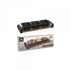 Koopman Serving Set 4Pcs Ceramic On Ac