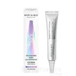 MARY & MAY Tranexamic Acid + Glutathion Eye Cream - 30ml | ماري اند ماي كريم العين بحمض الترانيكساميك + الجلوتاثيون - 30 مل