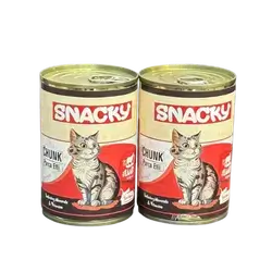 Snacky Chunk Lamb wet cat food(2 pices)