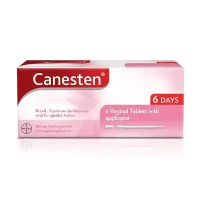 Canesten 100mg Clotrimazole 6 Vaginal tablets (6 Day)