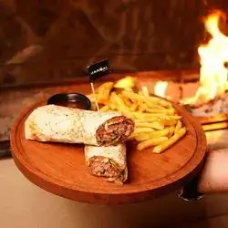 Lahmacun Wrap With Kebab