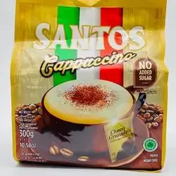Cappuccino Without Sugar 20 Tip 25G Santos