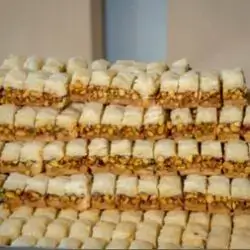 Half A Kilo Of Baklava With Pistachios