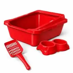 Open Litterbox & Bowl 48cm