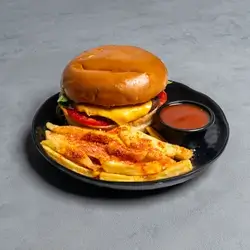 Meat Burger With Cheese