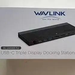 Docking Station Triple Display WAVLINK 100w PD DP