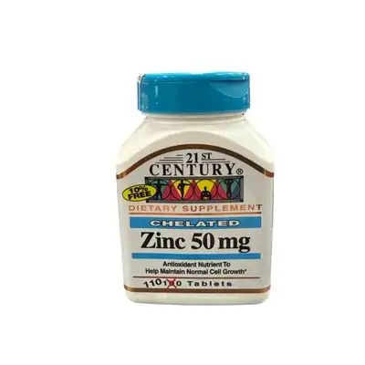 DIETARY CHELATED ZINC 50 MG 110 TABLETS (CENTURY)