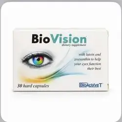 كبسولات بيوفيجن لدعم صحة العينBioVision dietary supplement 30 hard capsules