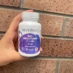Bio-melatonin plus B6 (5mg)sleep support 30capsul (Biotonics)