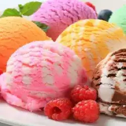 Italian Ice Cream Dish
