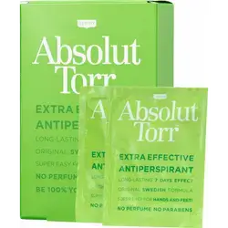 DERMIX Absolute Dry Antiperspirant Wipes 10 pc.//مناديل ديرميكس أبسولوت دراي المضادة للتعرق، 10 قطع.