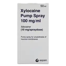 Xylocaine Pump Spray 100mg/ml (Lidocaine 10mg/Spraydose) 50ml _ aspen