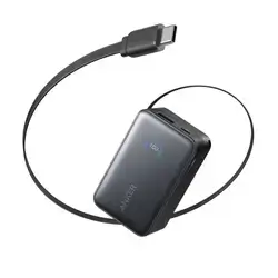 Anker Nano Power Bank 10,000Mah With Cable Type-C | 45W - Black