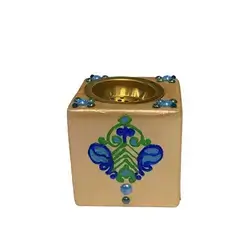 Hand-Painted Incense Burner with Decorations
