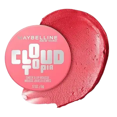 Cloudtopia Blush for Cheeks and Lip Mousse 07 Moonlit Rose _ Maybelline