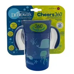 Dr Browns milestones Cheers 360 spoutless transition cup 9m+ 300ml
