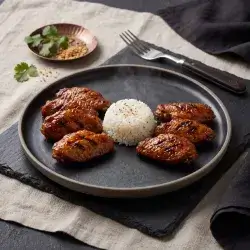 Wings with Rice