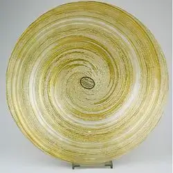 Gold And White Mansaf Plate 33 Cm
