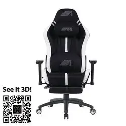 Gaming Chair AG Horizon Full Massage Black & White