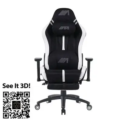 Gaming Chair AG Horizon Full Massage Black & White